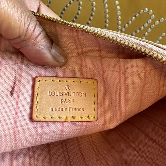 Louis Vuitton Damier Azur Neverfull Pouch - Picture 8 of 11